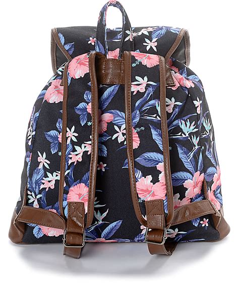 floral rucksack backpack.